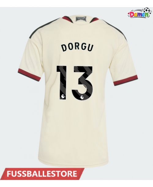 Günstige Manchester United Patrick Dorgu #13 3rd trikot Damen 2026-27 Kurzarm